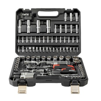 ZESTAW KLUCZY Z GRZECHOTKĄ PRO-WK405 1\2", 1/4"- 94 ELEMENTY