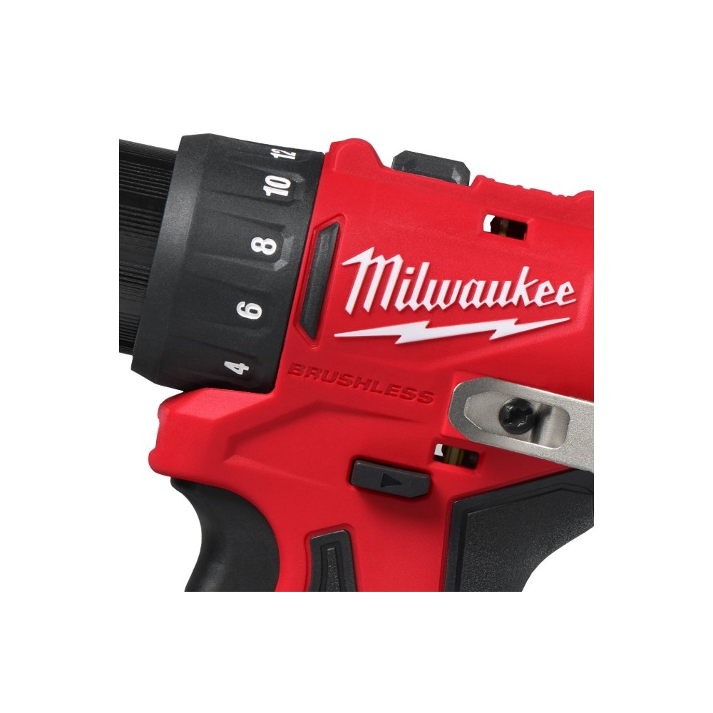 MILWAUKEE ZESTAW KOMPAKTOWEJ WIERTARKO-WKRĘTARKI M12 BLDDRC-202C 40Nm