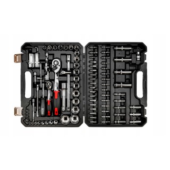 ZESTAW KLUCZY Z GRZECHOTKĄ PRO-WK405 1\2", 1/4"- 94 ELEMENTY