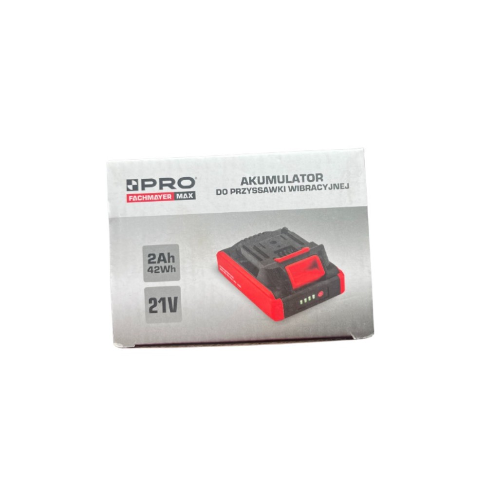 PRO AKUMULATOR DO PRZYSSAWKI WIBRACYJNEJ 2.0Ah 21V PRO-PT003