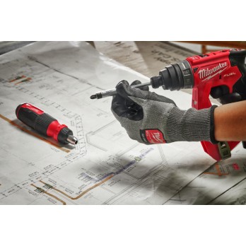 MILWAUKEE UNIWERSALNY WKRĘTAK 1/4" Z GRZECHOTKĄ 14 W 1- HEX, PZ, PH, T, SL