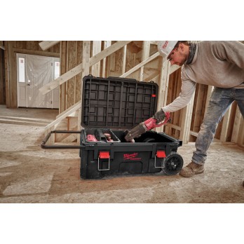MILWAUKEE DUŻA SKRZYNIA WÓZEK PACKOUT NA KOŁACH Z UDŹWIGIEM DO 113KG