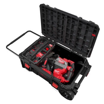 MILWAUKEE DUŻA SKRZYNIA WÓZEK PACKOUT NA KOŁACH Z UDŹWIGIEM DO 113KG
