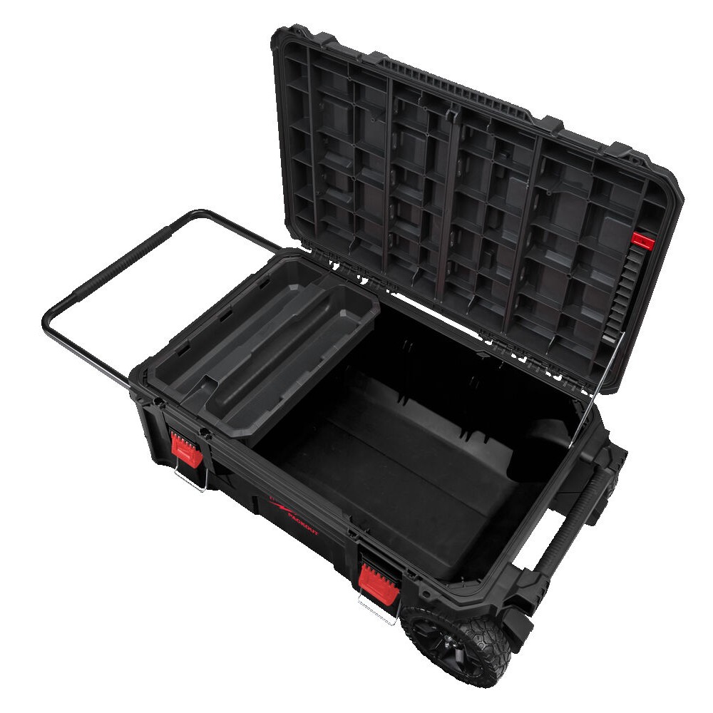 MILWAUKEE DUŻA SKRZYNIA WÓZEK PACKOUT NA KOŁACH Z UDŹWIGIEM DO 113KG