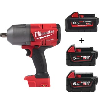 OFERTA PROMOCYJNA MILWAUKEE M18 FHIWF12-0X KLUCZ UDAROWY 1898Nm AKUMULATOR 5.0Ah, 8.0Ah