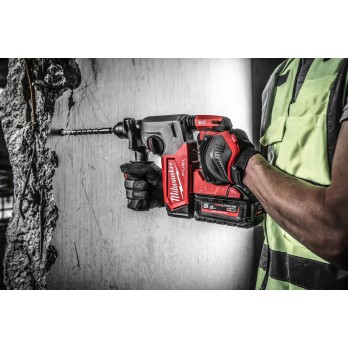 OFERTA PROMOCYJNA MILWAUKEE MŁOTOWIERTARKA MŁOT SDS-PLUS M18 FHX-0 26MM Z UCHWYTEM FIXTEC AKUMULATORY 8.0Ah, 5.0Ah