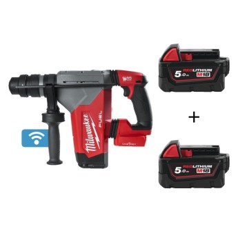 OFERTA PROMOCYJNA MILWAUKEE MŁOTOWIERTARKA M18 ONEFHPX-0 SDS-PLUS 32MM ONE KEY FIXTEC 2 x 5Ah