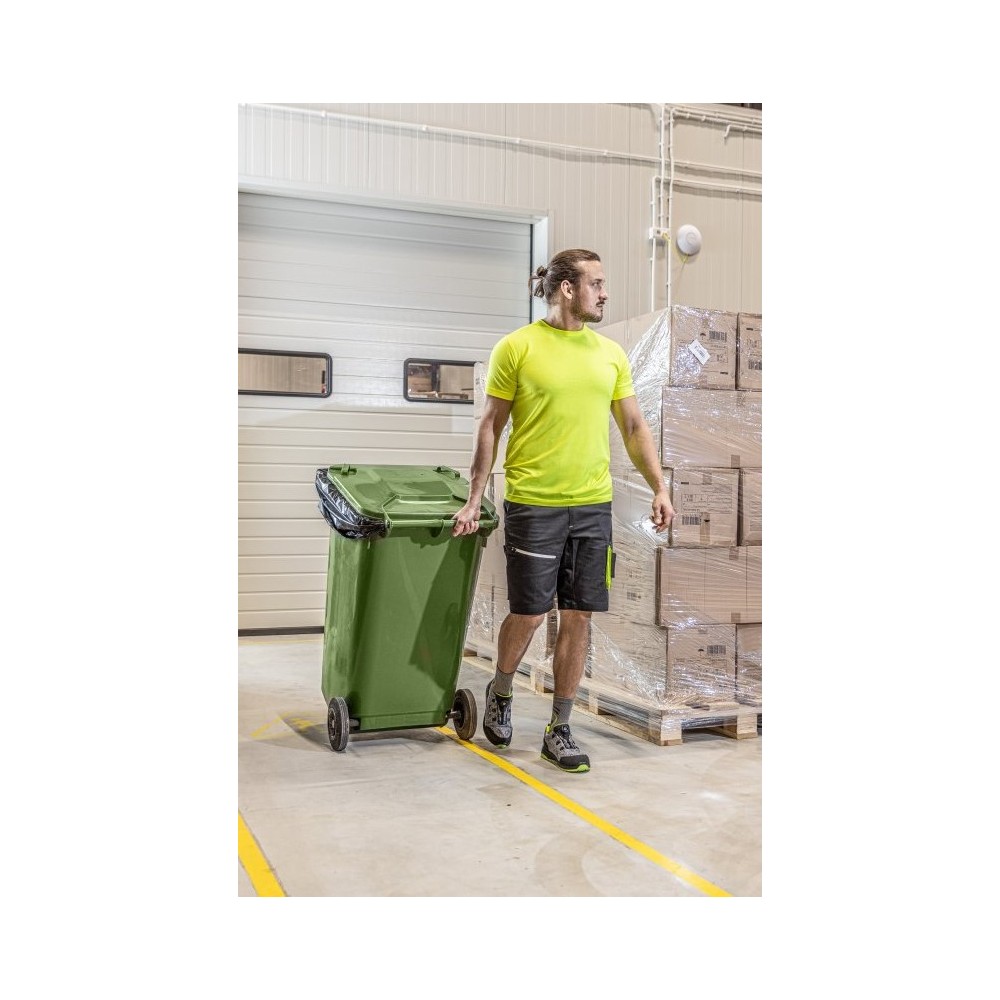 HOGERT KRÓTKIE SPODENKI ROBOCZE CZARNE REETZ HT5K827