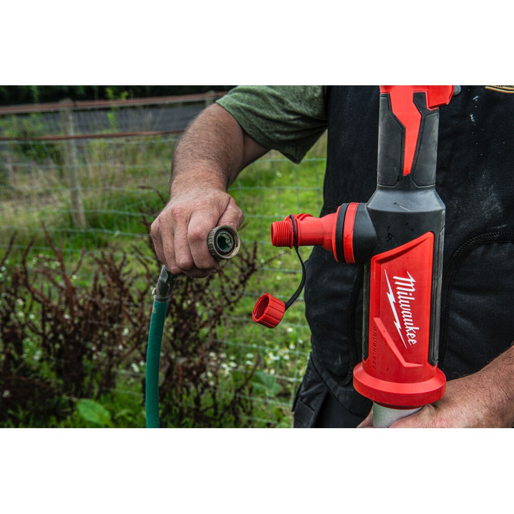 OFERTA PROMOCYJNA MILWAUKEE POMPA DO WODY M18 BLSWP-0 BL BEZSZCZOTKOWA NOWA GENERACJA 5 670l/h AKUMULATOR 5.0Ah