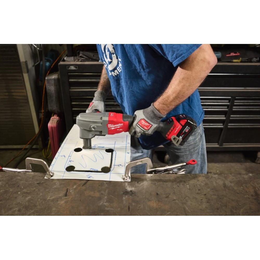 OFERTA PROMOCYJNA MILWAUKEE NOŻYCE DO BLACHY NIBBLER 3.5MM M18 FNB35-0X ONE KEY + 2 X 5Ah