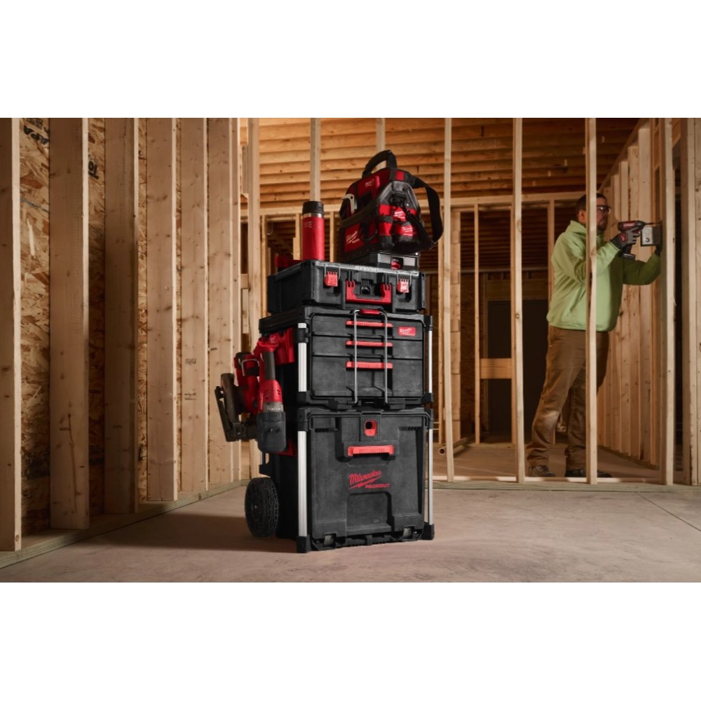 MILWAUKEE SZUFLADA NA KÓŁKACH SKRZYNIA PACKOUT UDŹWIG 68KG