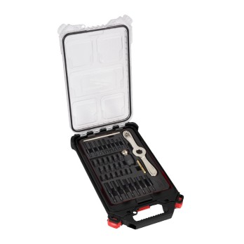 MILWAUKEE ZESTAW GWINTOWNIKÓW I NARZYNEK PACKOUT Z UCHWYTEM HEX-LOK 2 W 1