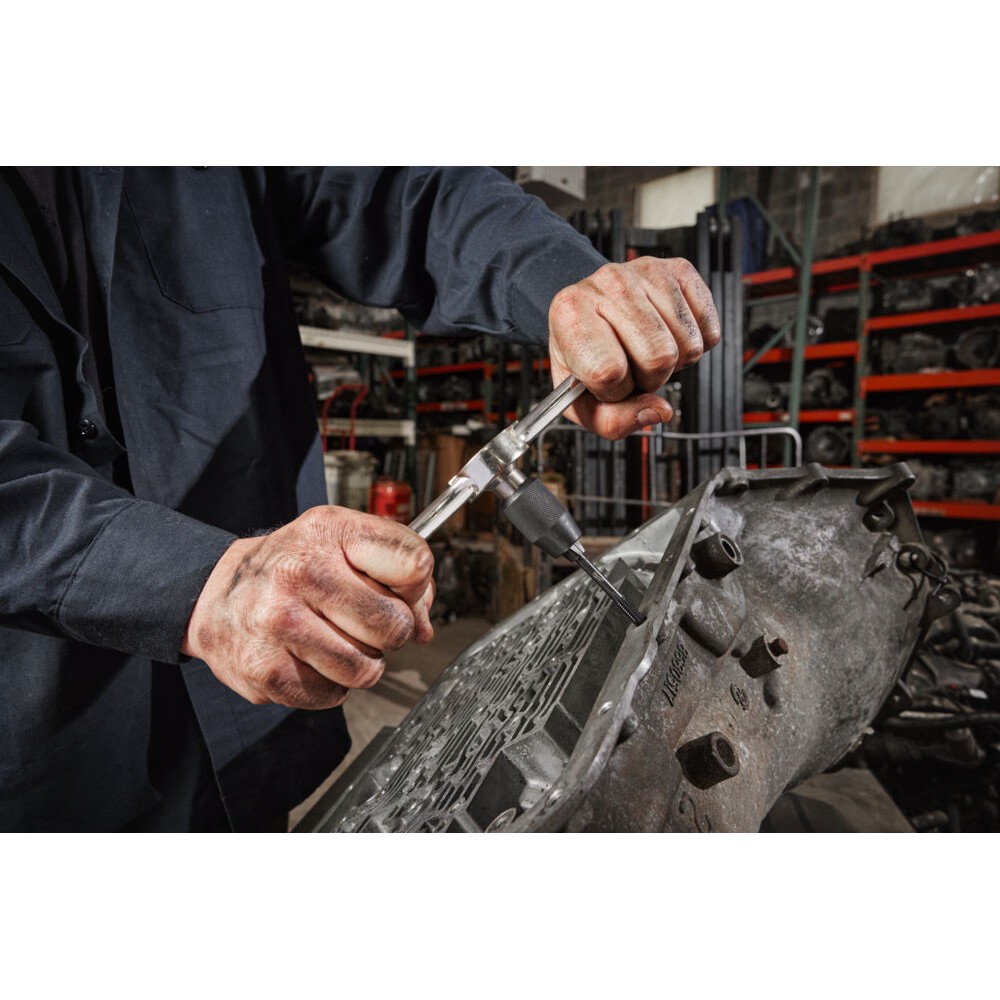 MILWAUKEE ZESTAW GWINTOWNIKÓW I NARZYNEK PACKOUT Z UCHWYTEM HEX-LOK 2 W 1