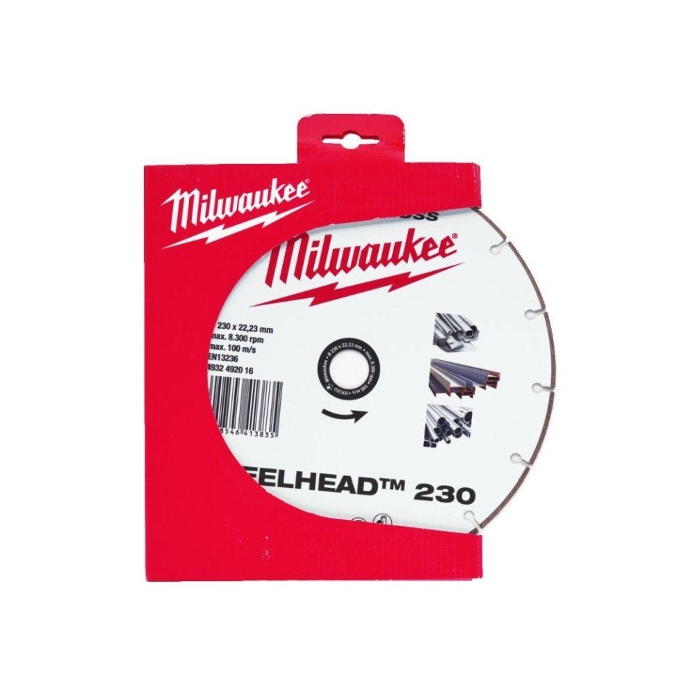 MILWAUKEE TARCZA STALI NIERDZEWNEJ 230 MM