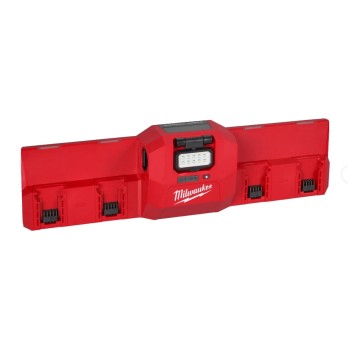 MILWAUKEE ŁADOWARKA 4-PORTOWA 12V i 18V Z REFLEKTOREM 450Lm GANGBOX M12-18 GBC4 USB