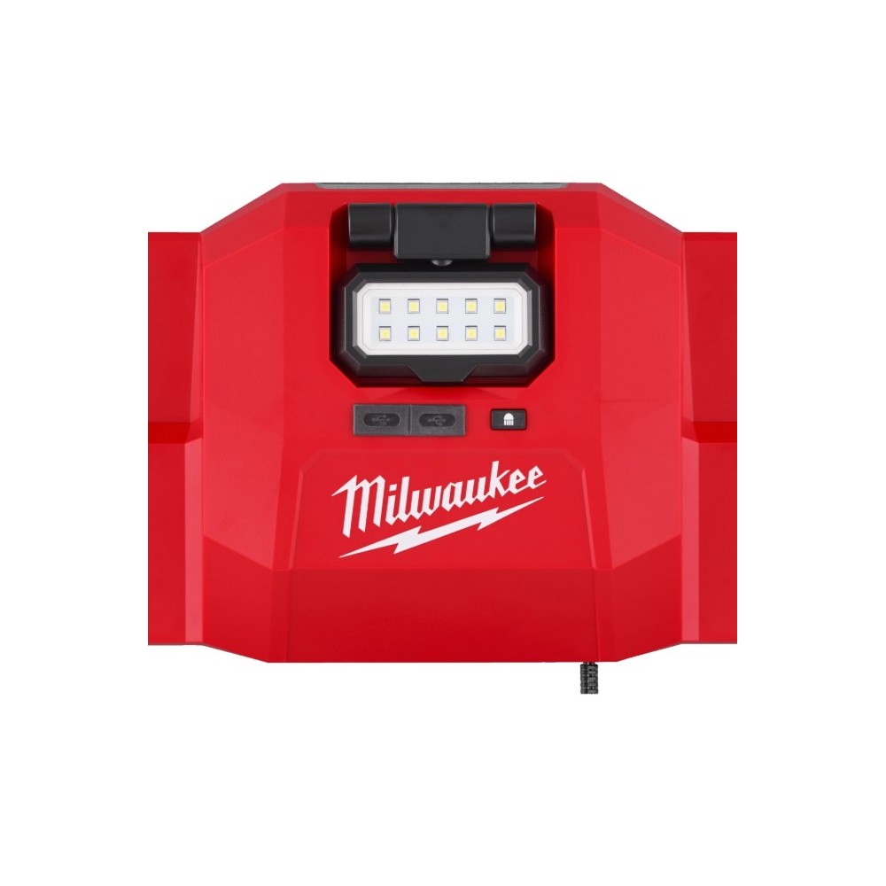 MILWAUKEE ŁADOWARKA 4-PORTOWA Z REFLEKTOREM 450Lm GANGBOX M12-18 GBC4 USB