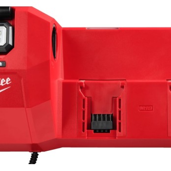 MILWAUKEE ŁADOWARKA 4-PORTOWA 12V i 18V Z REFLEKTOREM 450Lm GANGBOX M12-18 GBC4 USB