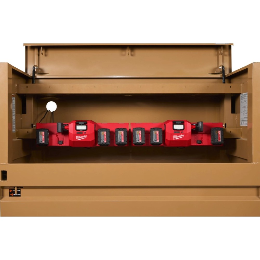 MILWAUKEE ŁADOWARKA 4-PORTOWA 12V i 18V Z REFLEKTOREM 450Lm GANGBOX M12-18 GBC4 USB