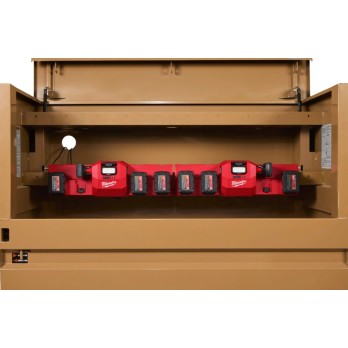 MILWAUKEE ŁADOWARKA 4-PORTOWA 12V i 18V Z REFLEKTOREM 450Lm GANGBOX M12-18 GBC4 USB