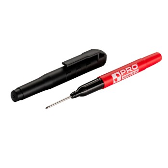 PRO MARKER CZARNY Z KABURĄ DO GŁADKICH POWIERZCHNI I OTWORÓW PRO-BL307