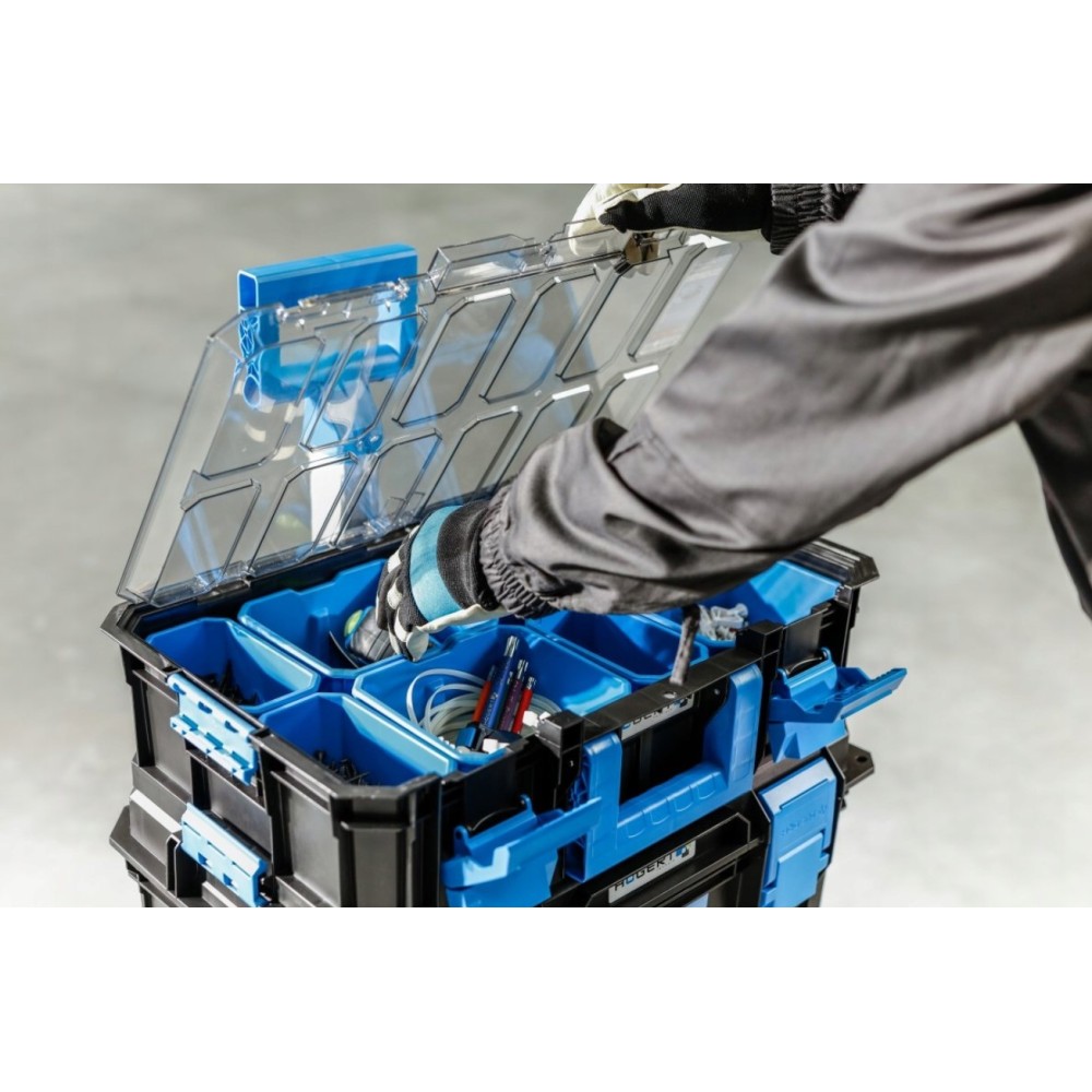 HOGERT TECHNIK SKRZYNKA NARZĘDZIOWA Z ORGANIZERAMI UDŹWIG 20KG