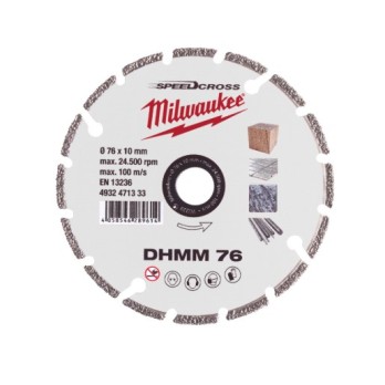 MILWAUKEE UNIWERSALNA TARCZA DIAMENTOWA DHMM 76 MM