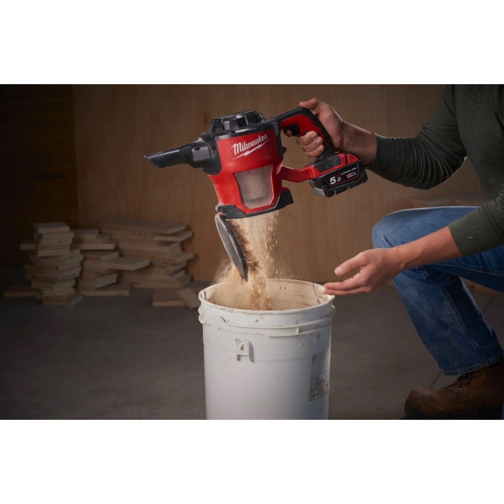 MILWAUKEE M18 CV-0 KOMPAKTOWY ODKURZACZ RĘCZNY 18V