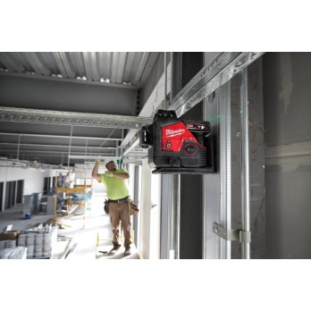 MILWAUKEE M12 3PL-0C LASER ZIELONY 3-PŁASZCZYZNOWY