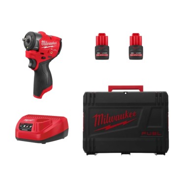 MILWAUKEE SUBKOMPAKTOWY KLUCZ UDAROWY Z PIERŚCIENIEM 3\8" M12 FSCIWF38-252X