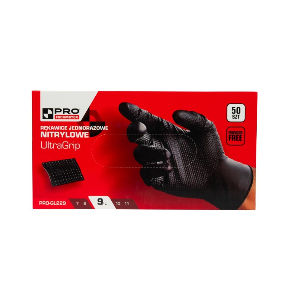 PRO RĘKAWICE JEDNORAZOWE NITRYLOWE- 50 SZT.