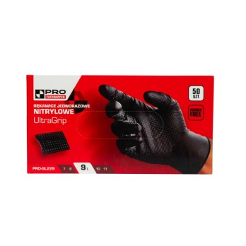PRO RĘKAWICE JEDNORAZOWE NITRYLOWE- 50 SZT.