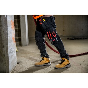 MILWAUKEE SPODNIE ROBOCZE FREEFLEX CZARNE WP BL