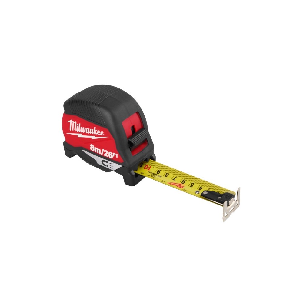 MILWAUKEE TAŚMA MIERNICZA MAGNETYCZNA MIARA METRÓWKA 8m / 26ft GENERACJA 4