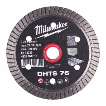 MILWAUKEE TARCZA DIAMENTOWA DHTS 76 MM DO PŁYTEK