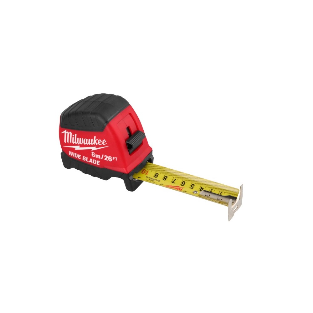 MILWAUKEE TAŚMA MIERNICZA MIARA METRÓWKA 8m/26ft WIDE BLADE GENERACJA 2