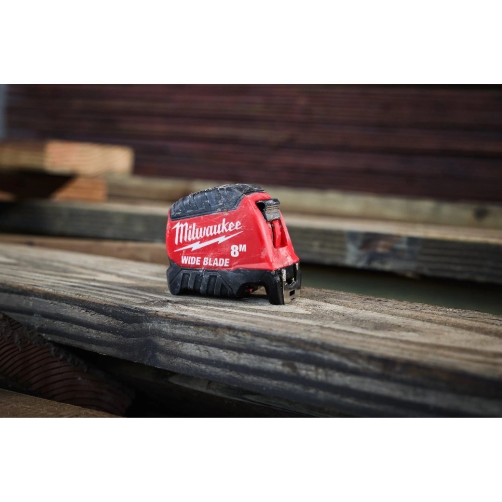 MILWAUKEE TAŚMA MIERNICZA MIARA METRÓWKA 8m/26ft WIDE BLADE GENERACJA 2