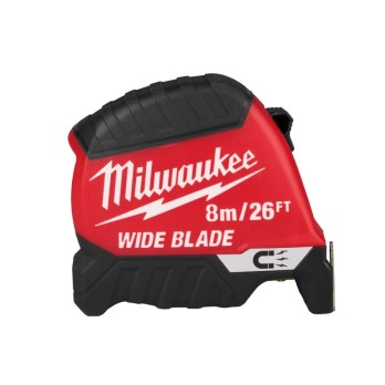 MILWAUKEE TAŚMA MIERNICZA MAGNETYCZNA MIARA METRÓWKA WIDE BLADE 8m/26ft GENERACJA 2