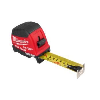 MILWAUKEE TAŚMA MIERNICZA MAGNETYCZNA MIARA METRÓWKA WIDE BLADE 8m/26ft GENERACJA 2
