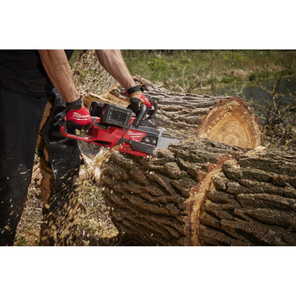 OFERTA PROMOCYJNA MILWAUKEE PILARKA ŁAŃCUCHOWA 50CM NA DWA AKUMULATORY M18 F2CHS50-802 + 2x 8.0Ah FORGE