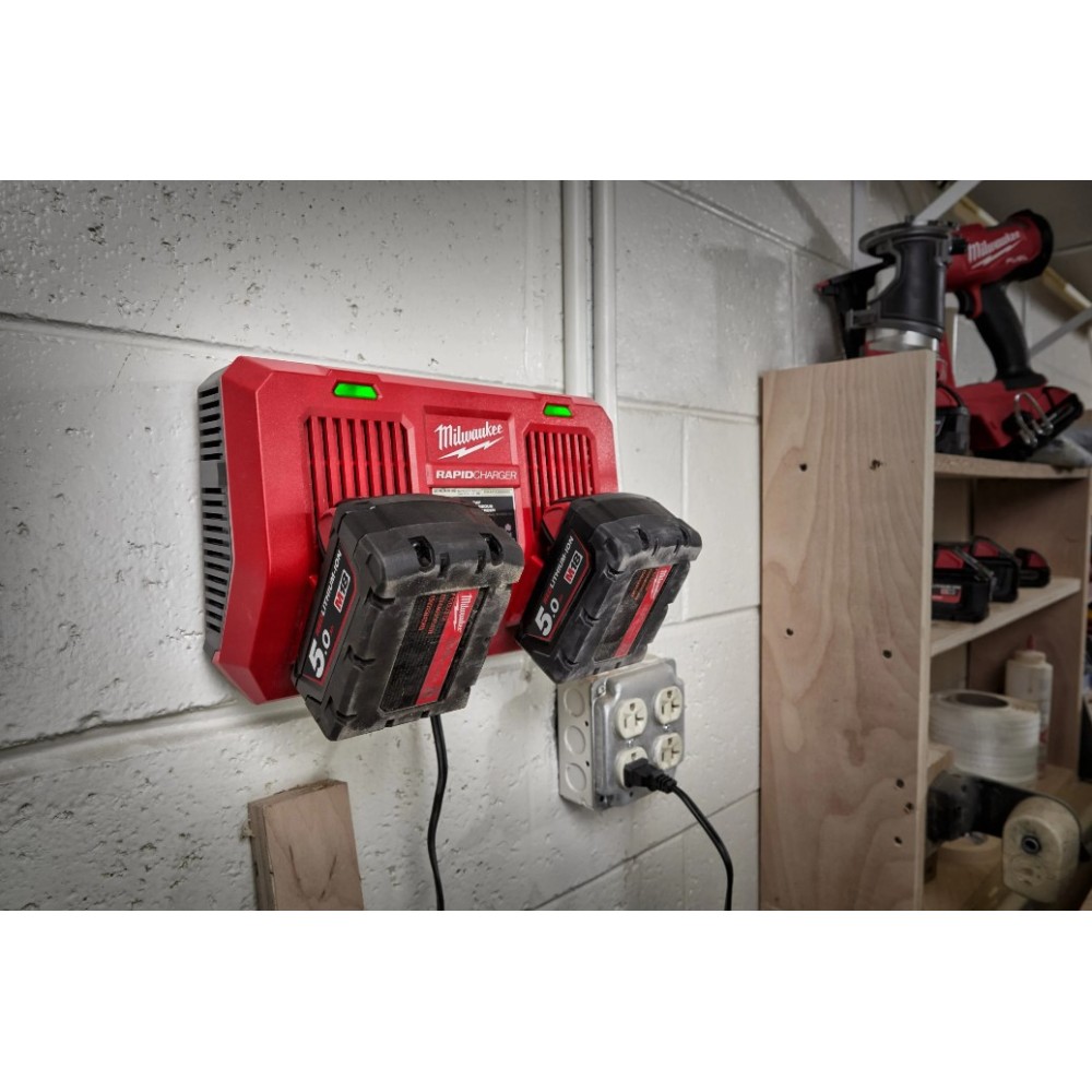 OFERTA PROMOCYJNA MILWAUKEE PILARKA ŁAŃCUCHOWA 50CM NA DWA AKUMULATORY M18 F2CHS50-802 + 2x 8.0Ah FORGE