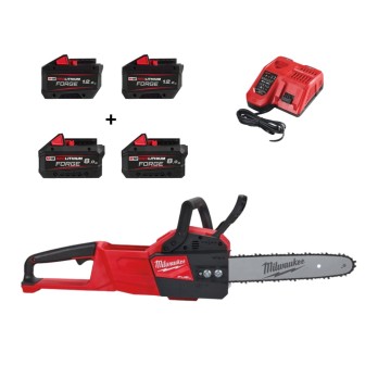 OFERTA PROMOCYJNA MILWAUKEE PILARKA ŁAŃCUCHOWA 30CM M18 FCHSC-122 + 2x 8.0Ah FORGE