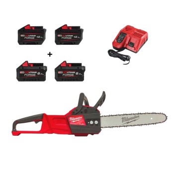 OFERTA PROMOCYJNA MILWAUKEE PIŁA ŁAŃCUCHOWA 35CM M18 FCHS35-122 + 2x 8.0Ah FORGE