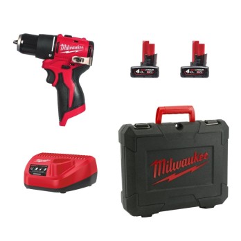 MILWAUKEE KOMPAKTOWA WIERTARKO-WKRĘTARKA UDAROWA M12 BLPDRC-402C