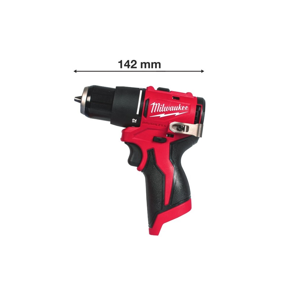MILWAUKEE KOMPAKTOWA WIERTARKO-WKRĘTARKA UDAROWA M12 BLPDRC-402C