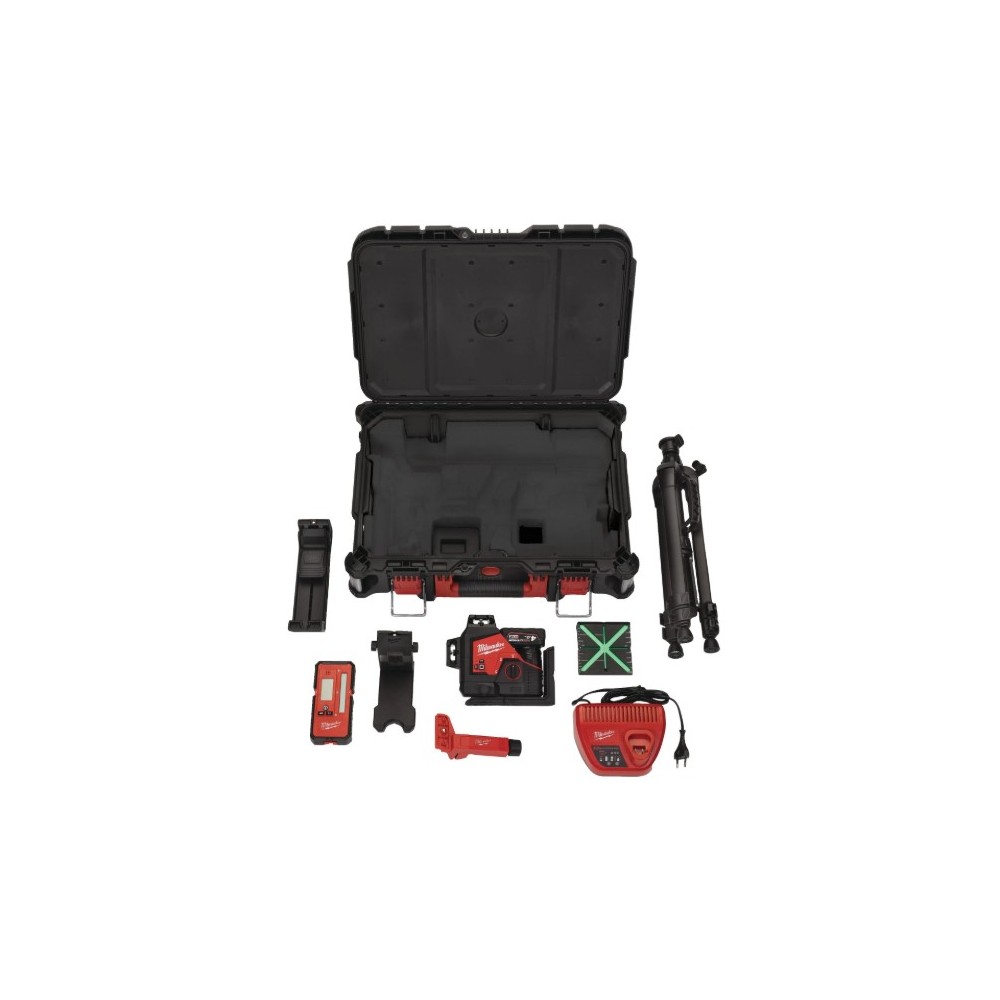 MILWAUKEE LASER 3-PŁASZCZYZNOWY 360° M12 3PLKIT-401P