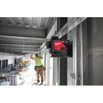 MILWAUKEE LASER 3-PŁASZCZYZNOWY 360° M12 3PLKIT-401P