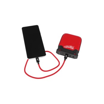 MILWAUKEE BLUZA PODGRZEWANA CZARNA Z KAPTUREM M12 HHBL4 + IRPSU3 PŁASKI AKUMULATOR wyprzedaż
