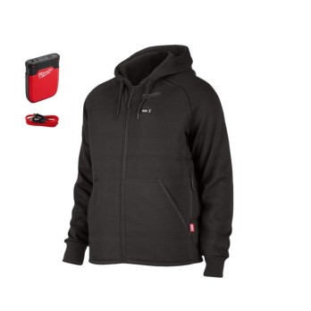 MILWAUKEE BLUZA PODGRZEWANA Z KAPTUREM M12 HHBL4, AKUMULATOR IRPSU3 3.0Ah
