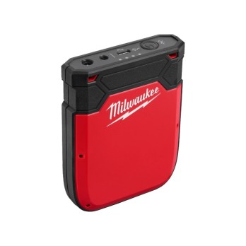 MILWAUKEE MĘSKA SZARA BLUZA PODGRZEWANA KAPTUR M12 HHGREY4 + IRPSU3 PŁASKI AKUMULATOR wyprzedaż