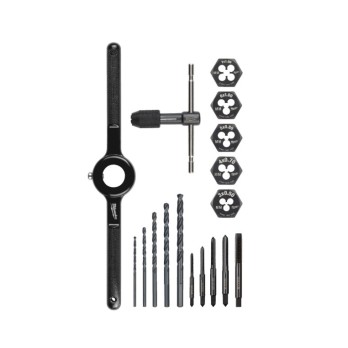 MILWAUKEE ZESTAW GWINTOWNIKÓW I NARZYNEK- 17 ELEMENTÓW